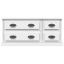 TV stand made of white plywood 100x35.5x45 cm by vidaXL, TV Furniture - Ref: Foro24-816448, Price: 81,40 €, Discount: %