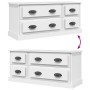 TV stand made of white plywood 100x35.5x45 cm by vidaXL, TV Furniture - Ref: Foro24-816448, Price: 81,40 €, Discount: %