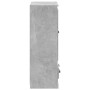 Aparador de madera contrachapada gris hormigón 60x35,5x103,5 cm de vidaXL, Aparadores - Ref: Foro24-816300, Precio: 79,91 €, ...