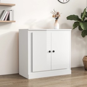 Plywood white glossy sideboard 70x35.5x67.5 cm by vidaXL, Sideboards - Ref: Foro24-816186, Price: 69,96 €, Discount: %