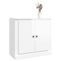 Aparador madera contrachapada blanco brillante 70x35,5x67,5 cm de vidaXL, Aparadores - Ref: Foro24-816186, Precio: 70,06 €, D...