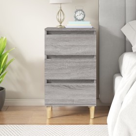 Sonoma gray plywood bedside table 40x35x70 cm by vidaXL, Nightstands - Ref: Foro24-819666, Price: 51,78 €, Discount: %