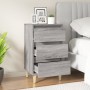 Sonoma gray plywood bedside table 40x35x70 cm by vidaXL, Nightstands - Ref: Foro24-819666, Price: 51,99 €, Discount: %