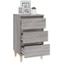 Mesita de noche madera contrachapada gris Sonoma 40x35x70 cm de vidaXL, Mesitas de noche - Ref: Foro24-819666, Precio: 51,78 ...