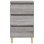 Mesita de noche madera contrachapada gris Sonoma 40x35x70 cm de vidaXL, Mesitas de noche - Ref: Foro24-819666, Precio: 51,78 ...