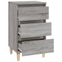 Mesita de noche madera contrachapada gris Sonoma 40x35x70 cm de vidaXL, Mesitas de noche - Ref: Foro24-819666, Precio: 51,78 ...