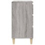 Mesita de noche madera contrachapada gris Sonoma 40x35x70 cm de vidaXL, Mesitas de noche - Ref: Foro24-819666, Precio: 51,78 ...