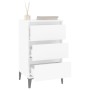 Glossy white plywood nightstand 40x35x70 cm by vidaXL, Nightstands - Ref: Foro24-819670, Price: 58,99 €, Discount: %