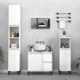 Glossy white plywood bathroom cabinet 30x30x190 cm by vidaXL, Bathroom furniture - Ref: Foro24-819798, Price: 98,99 €, Discou...