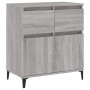 Aparador de madera contrachapada gris Sonoma 60x35x70 cm de vidaXL, Aparadores - Ref: Foro24-819690, Precio: 64,41 €, Descuen...