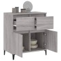 Aparador de madera contrachapada gris Sonoma 60x35x70 cm de vidaXL, Aparadores - Ref: Foro24-819690, Precio: 64,41 €, Descuen...