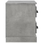 Gray concrete bedside table 60x35.5x45 cm by vidaXL, Nightstands - Ref: Foro24-816372, Price: 54,99 €, Discount: %