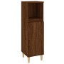 Armario de baño madera contrachapada marrón roble 30x30x100 cm de vidaXL, Muebles de baño - Ref: Foro24-819811, Precio: 61,82...