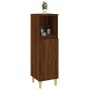 Armario de baño madera contrachapada marrón roble 30x30x100 cm de vidaXL, Muebles de baño - Ref: Foro24-819811, Precio: 61,82...