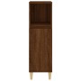 Armario de baño madera contrachapada marrón roble 30x30x100 cm de vidaXL, Muebles de baño - Ref: Foro24-819811, Precio: 61,82...