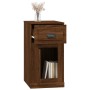 Brown plywood auxiliary cabinet and drawer 40x50x75cm by vidaXL, Lockers and storage cabinets - Ref: Foro24-816487, Price: 58...