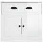 Glossy white plywood sideboard 70x35.5x67.5 cm by vidaXL, Sideboards - Ref: Foro24-816426, Price: 87,00 €, Discount: %