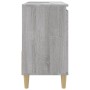 Sonoma gray plywood bathroom cabinet 65x33x60 cm by vidaXL, Bathroom furniture - Ref: Foro24-819826, Price: 71,86 €, Discount: %