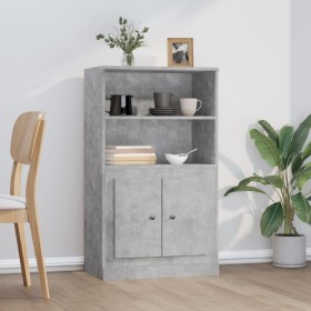 Concrete gray plywood sideboard 60x35.5x103.5 cm by vidaXL, Sideboards - Ref: Foro24-816316, Price: 70,64 €, Discount: %