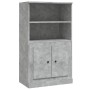 Aparador de madera contrachapada gris hormigón 60x35,5x103,5 cm de vidaXL, Aparadores - Ref: Foro24-816316, Precio: 66,77 €, ...