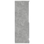 Aparador de madera contrachapada gris hormigón 60x35,5x103,5 cm de vidaXL, Aparadores - Ref: Foro24-816316, Precio: 66,77 €, ...