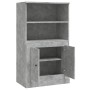 Aparador de madera contrachapada gris hormigón 60x35,5x103,5 cm de vidaXL, Aparadores - Ref: Foro24-816316, Precio: 66,77 €, ...