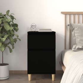 vidaxL Black Nightstand 40x35x70 cm by vidaXL, Nightstands - Ref: Foro24-819694, Price: 48,99 €, Discount: %