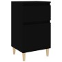 vidaxL Black Nightstand 40x35x70 cm by vidaXL, Nightstands - Ref: Foro24-819694, Price: 48,58 €, Discount: %