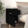 vidaxL Black Nightstand 40x35x70 cm by vidaXL, Nightstands - Ref: Foro24-819694, Price: 48,58 €, Discount: %