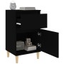 vidaxL Black Nightstand 40x35x70 cm by vidaXL, Nightstands - Ref: Foro24-819694, Price: 48,58 €, Discount: %