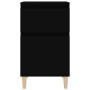 vidaxL Black Nightstand 40x35x70 cm by vidaXL, Nightstands - Ref: Foro24-819694, Price: 48,58 €, Discount: %