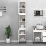 Armario de baño madera contrachapada blanco 30x30x190 cm de vidaXL, Muebles de baño - Ref: Foro24-819796, Precio: 93,74 €, De...