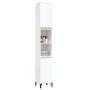 Armario de baño madera contrachapada blanco 30x30x190 cm de vidaXL, Muebles de baño - Ref: Foro24-819796, Precio: 93,74 €, De...