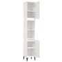 Armario de baño madera contrachapada blanco 30x30x190 cm de vidaXL, Muebles de baño - Ref: Foro24-819796, Precio: 93,74 €, De...