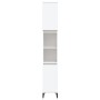 Armario de baño madera contrachapada blanco 30x30x190 cm de vidaXL, Muebles de baño - Ref: Foro24-819796, Precio: 93,74 €, De...