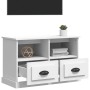 TV stand made of white plywood wood 80x35x50 cm by vidaXL, TV Furniture - Ref: Foro24-816280, Price: 45,42 €, Discount: %