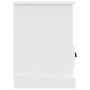 TV stand made of white plywood wood 80x35x50 cm by vidaXL, TV Furniture - Ref: Foro24-816280, Price: 45,42 €, Discount: %