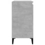 Mesita de noche madera contrachapada gris hormigón 40x35x70 cm de vidaXL, Mesitas de noche - Ref: Foro24-819652, Precio: 43,2...