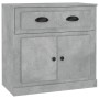 Aparador de madera contrachapada gris hormigón 70x35,5x67,5 cm de vidaXL, Aparadores - Ref: Foro24-816428, Precio: 87,40 €, D...