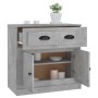 Aparador de madera contrachapada gris hormigón 70x35,5x67,5 cm de vidaXL, Aparadores - Ref: Foro24-816428, Precio: 87,40 €, D...