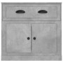 Betongraues Sperrholz-Sideboard 70 x 35,5 x 67,5 cm von vidaXL, Sideboards - Ref: Foro24-816428, Preis: 87,40 €, Rabatt: %