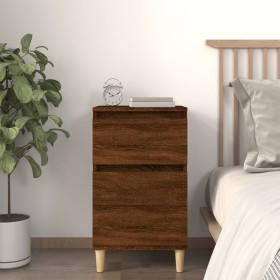 Bedside table in brown oak color, 40x35x70 cm by vidaXL, Nightstands - Ref: Foro24-819706, Price: 42,73 €, Discount: %