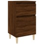 Bedside table in brown oak color, 40x35x70 cm by vidaXL, Nightstands - Ref: Foro24-819706, Price: 42,73 €, Discount: %