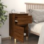 Bedside table in brown oak color, 40x35x70 cm by vidaXL, Nightstands - Ref: Foro24-819706, Price: 42,73 €, Discount: %