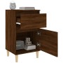 Bedside table in brown oak color, 40x35x70 cm by vidaXL, Nightstands - Ref: Foro24-819706, Price: 42,73 €, Discount: %