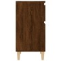 Bedside table in brown oak color, 40x35x70 cm by vidaXL, Nightstands - Ref: Foro24-819706, Price: 42,73 €, Discount: %