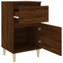 Bedside table in brown oak color, 40x35x70 cm by vidaXL, Nightstands - Ref: Foro24-819706, Price: 42,73 €, Discount: %