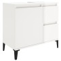 Glossy white plywood bathroom cabinet 65x33x60 cm by vidaXL, Bathroom furniture - Ref: Foro24-819830, Price: 101,94 €, Discou...