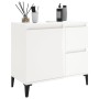 Glossy white plywood bathroom cabinet 65x33x60 cm by vidaXL, Bathroom furniture - Ref: Foro24-819830, Price: 101,94 €, Discou...