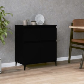 Black plywood sideboard 60x35x70 cm by vidaXL, Sideboards - Ref: Foro24-819685, Price: 71,72 €, Discount: %